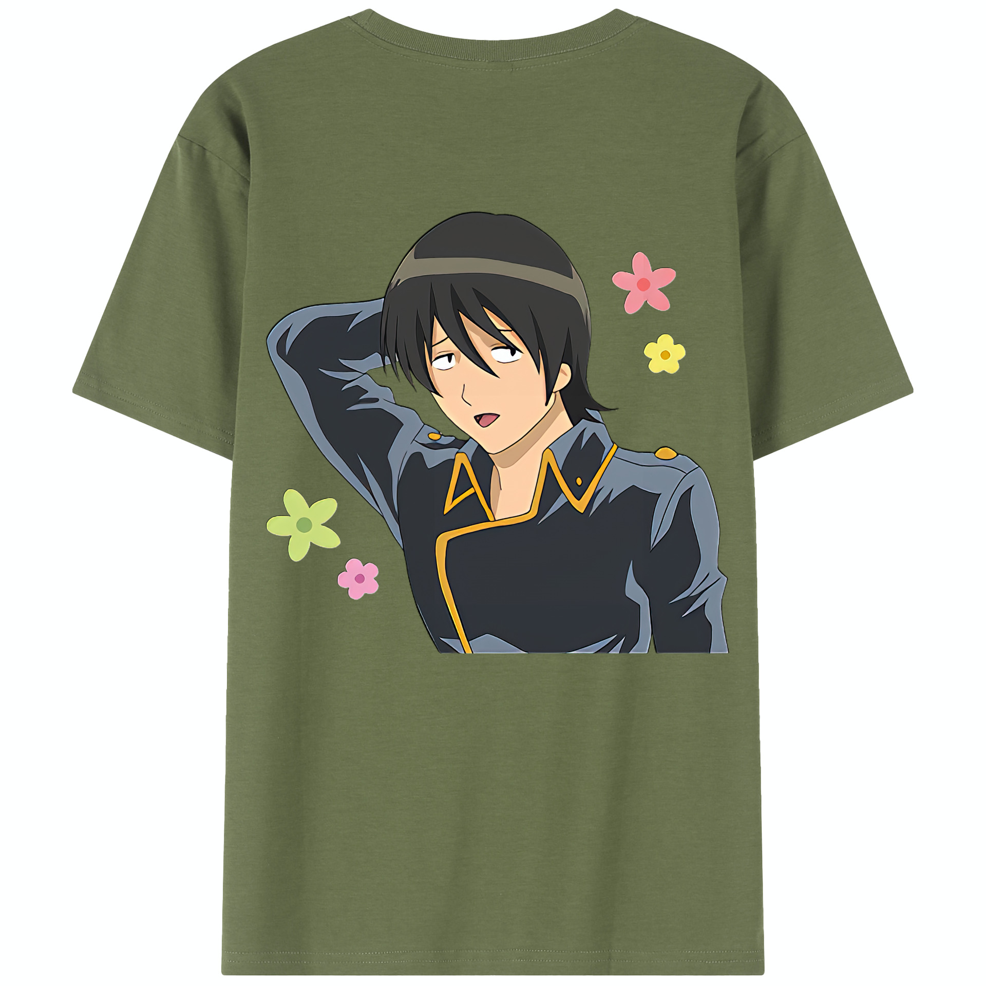 （画像用） ぎんたま 坂田銀時（さかたぎんとき） 神楽 志村新八（しむら しんぱち） GINTAMA Sakata Gintoki Kagura Shimura Shinpachi 綿100％半袖Tシャツ（背面プリント）